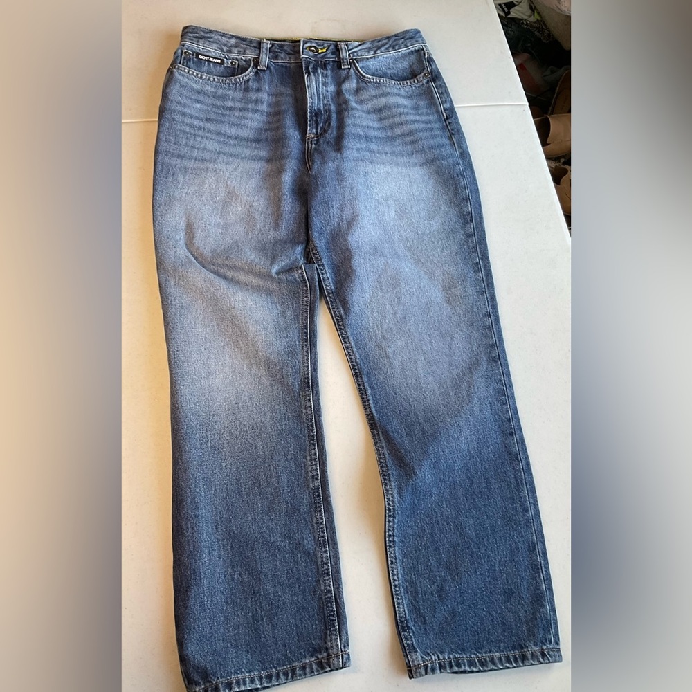 High waisted rise vintage Blue Denim Jeans size 29 DKNY Broome